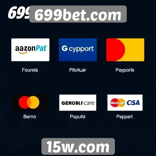 Métodos de pagamento aceitos na 699bet.com